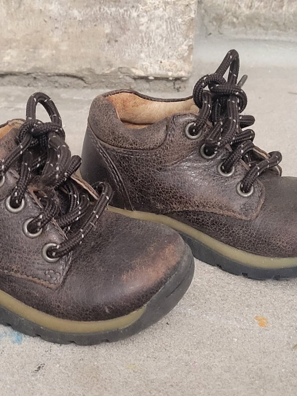 Stride Rite Baby Boy's  Infant/Toddler Brown Shoes Size 5 M